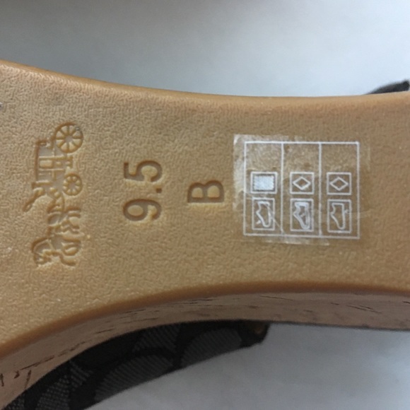 Coach Wedge Sandals (Authentic!!) - Picture 9 of 9